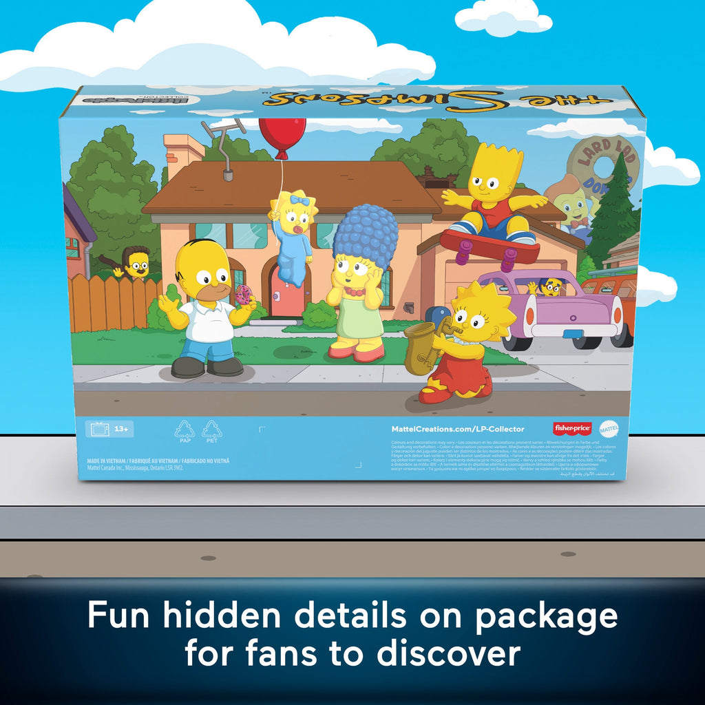 Little People Collector The Simpsons TV Series Special Edition Set For Fans, 4 Figures