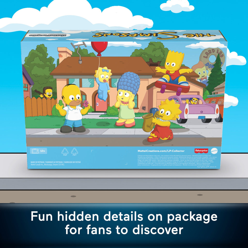 Little People Collector The Simpsons Tv Series Special Edition Set For Fans, 4 Figures
