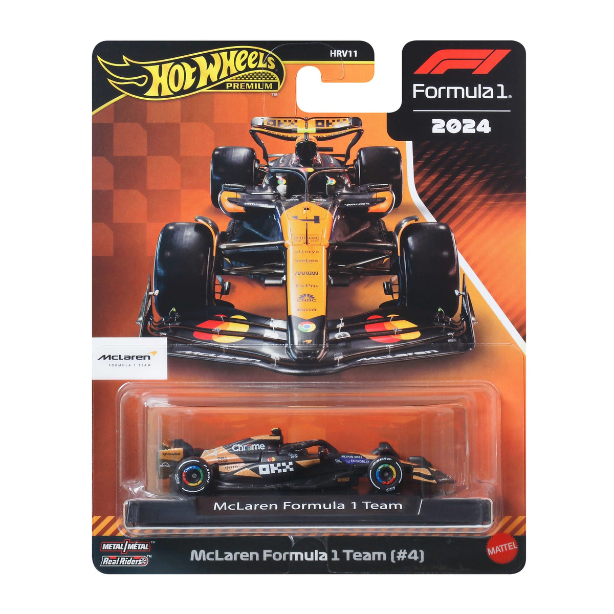 Hot Wheels Collector Veículo de Coleção Equipe McLaren Formula 1 Lando Norris
