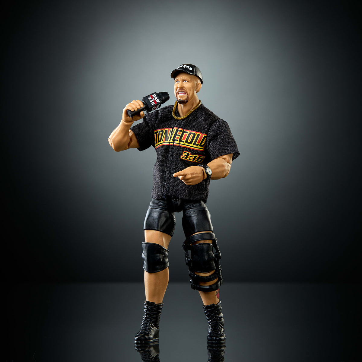 WWE Elite “Stone Cold” Steve Austin Action Figure, Series #122, 6-Inch Collectible With Accessories