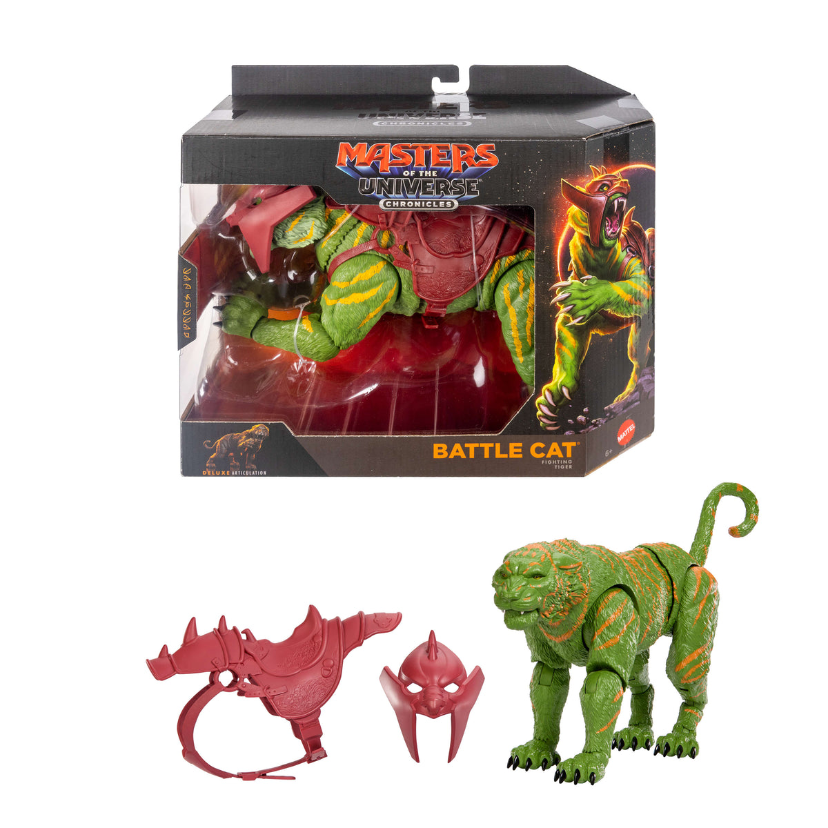 Masters Of The Universe Chronicles Battle Cat, 2026 Movie Accurate 6.5 Inch Scale Heroic Tiger Figure