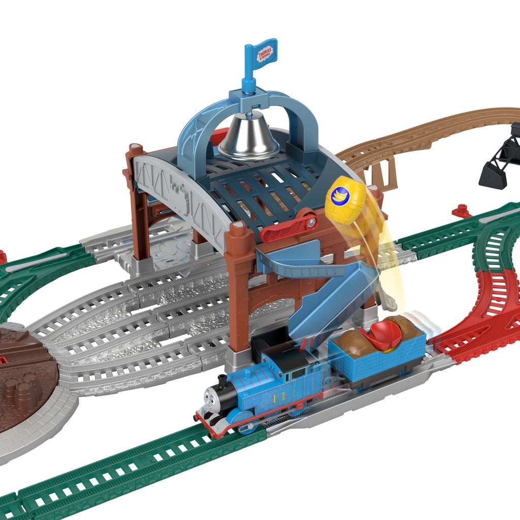 Thomas e Seus Amigos Pista de Brinquedo Motorizada Entregue os Barris!