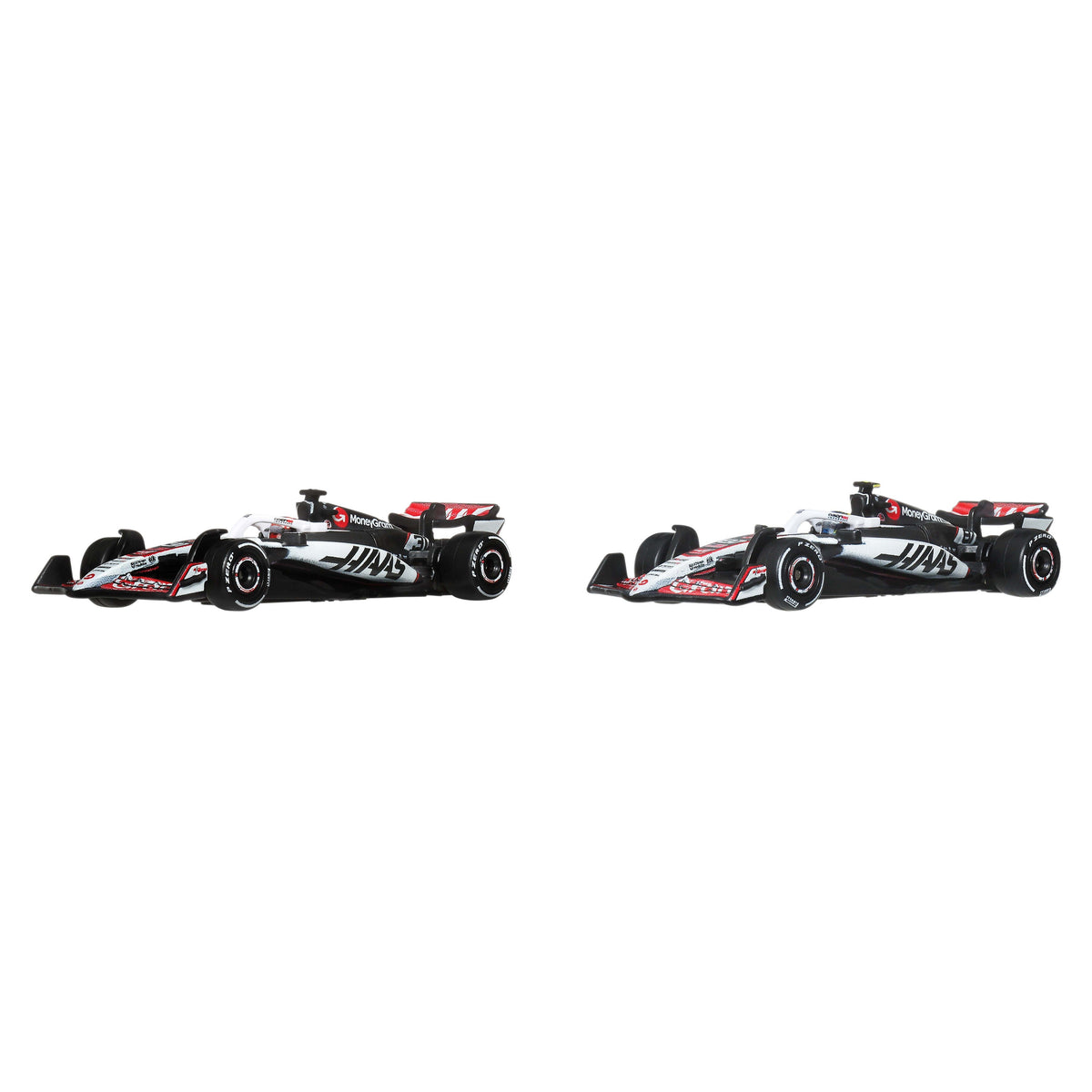Hot Wheels Premium Moneygram Haas F1 Team 2-Pack With Ocon & Bearman Racecars