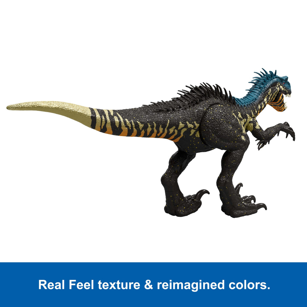 Jurassic World Reimagined Indoraptor Dinosaur Action Figure, Bold Colored Real Feel Carnivore Toy