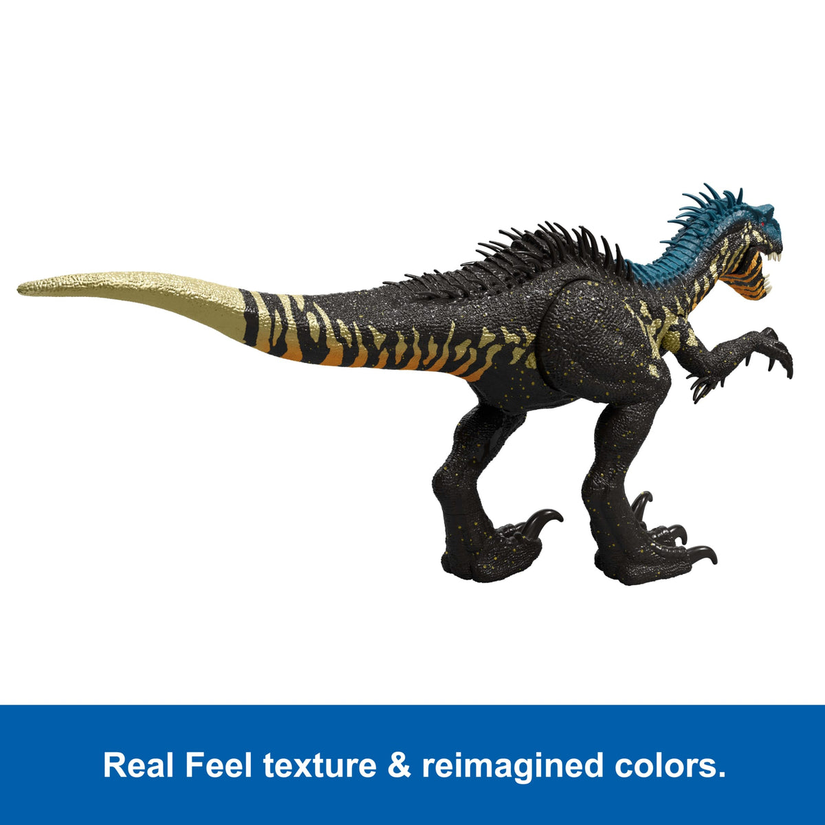 Jurassic World Reimagined Indoraptor Dinosaur Action Figure, Bold Colored Real Feel Carnivore Toy