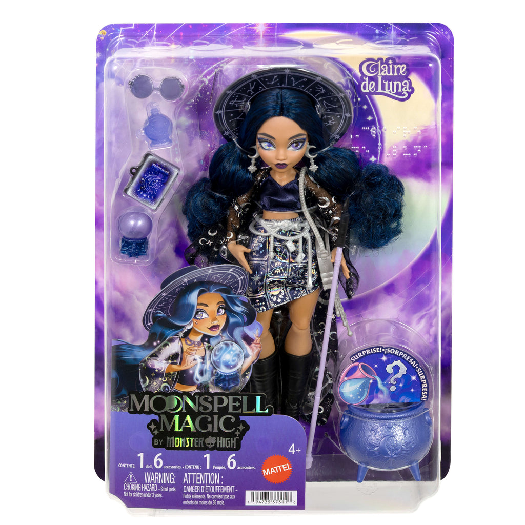 Monster High-Poupée Claire de Luna-Avec Accessoires