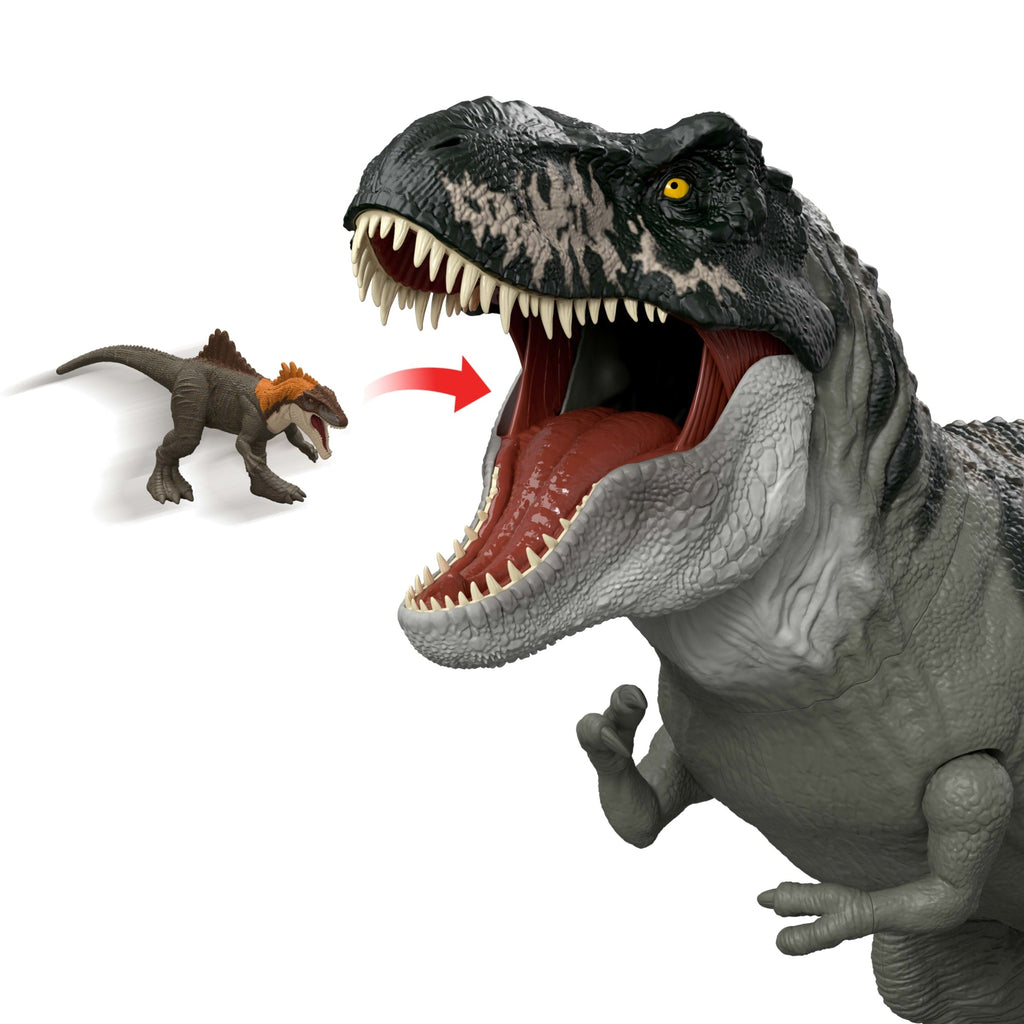 Jurassic World Dinossauro de Brinquedo Rebirth Super Colossal T. Rex