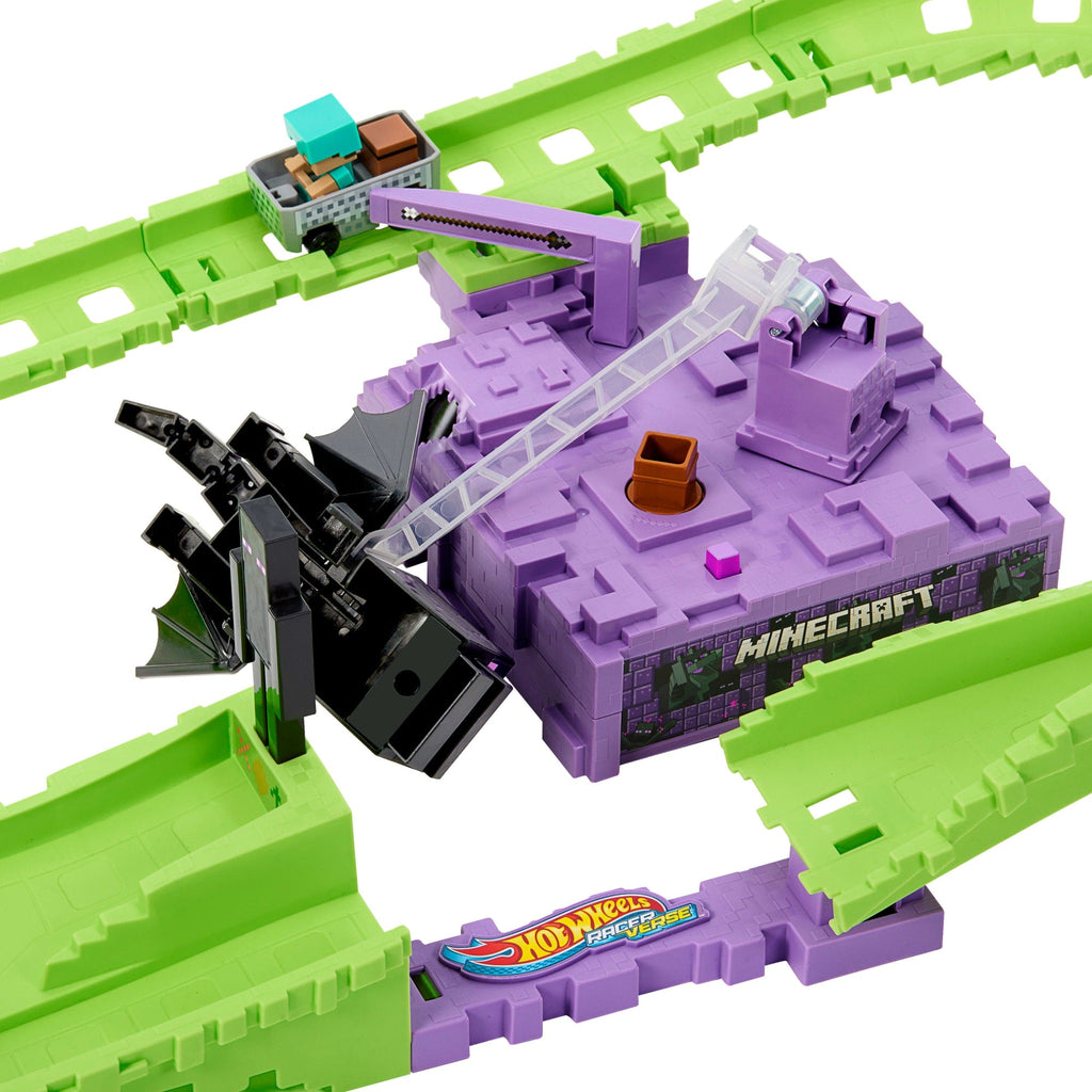Hot Wheels RacerVerse Pista de Juguete Minecraft