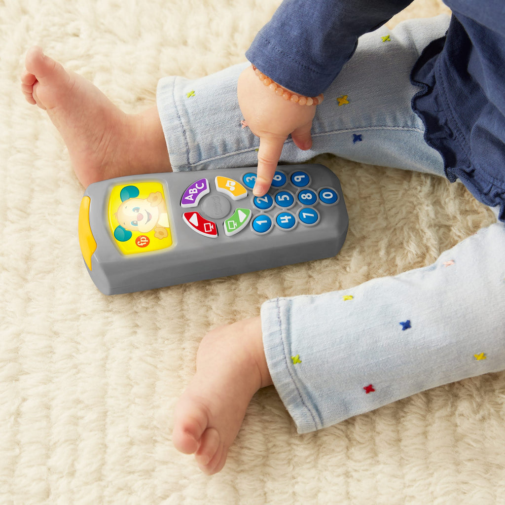 Fisher-Price Ríe y Aprende Juguete para Bebés Control Remoto De Perrito