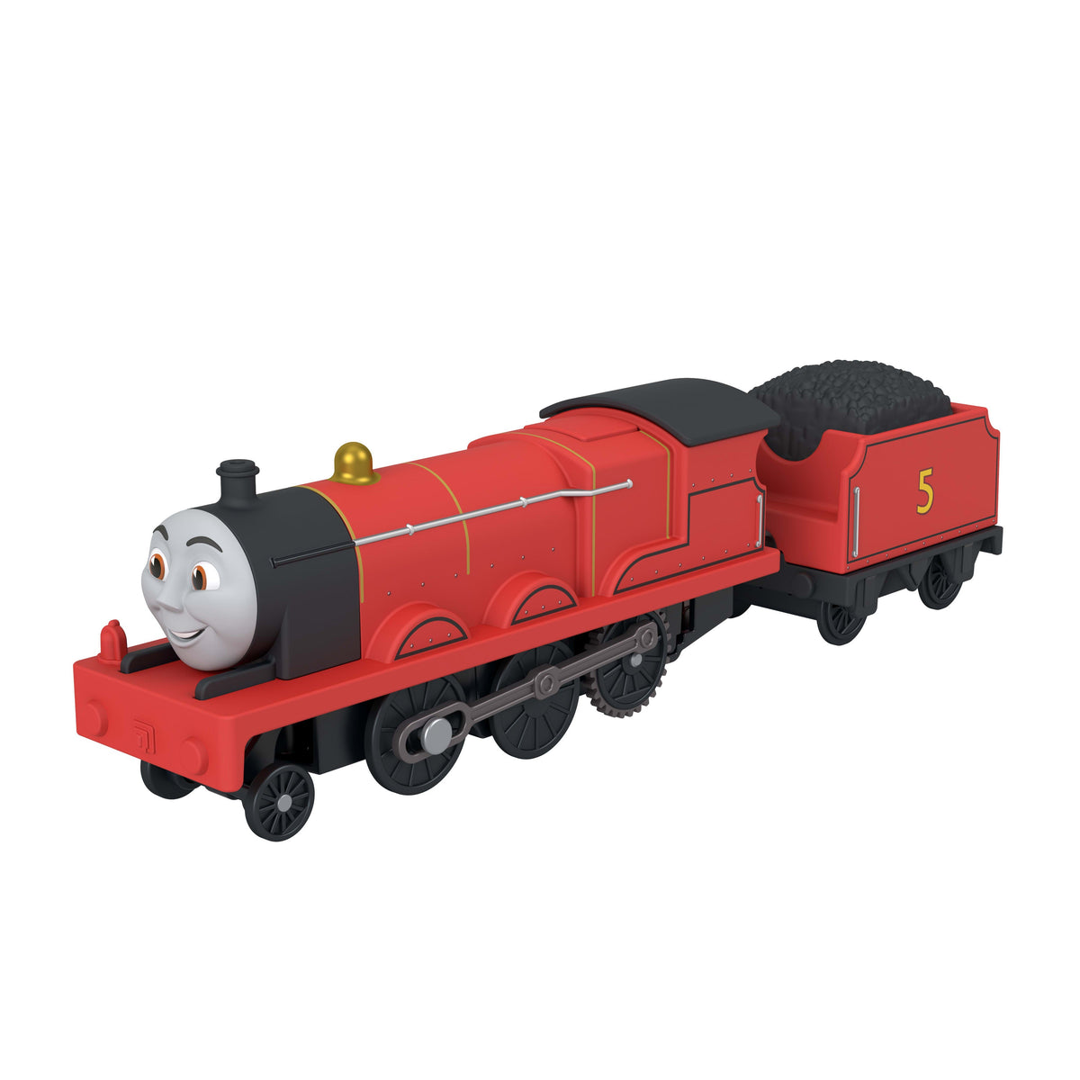 Thomas & Friends By Fisher-Price Motorized Train, Battery-Powered Toy James Engine & Tender