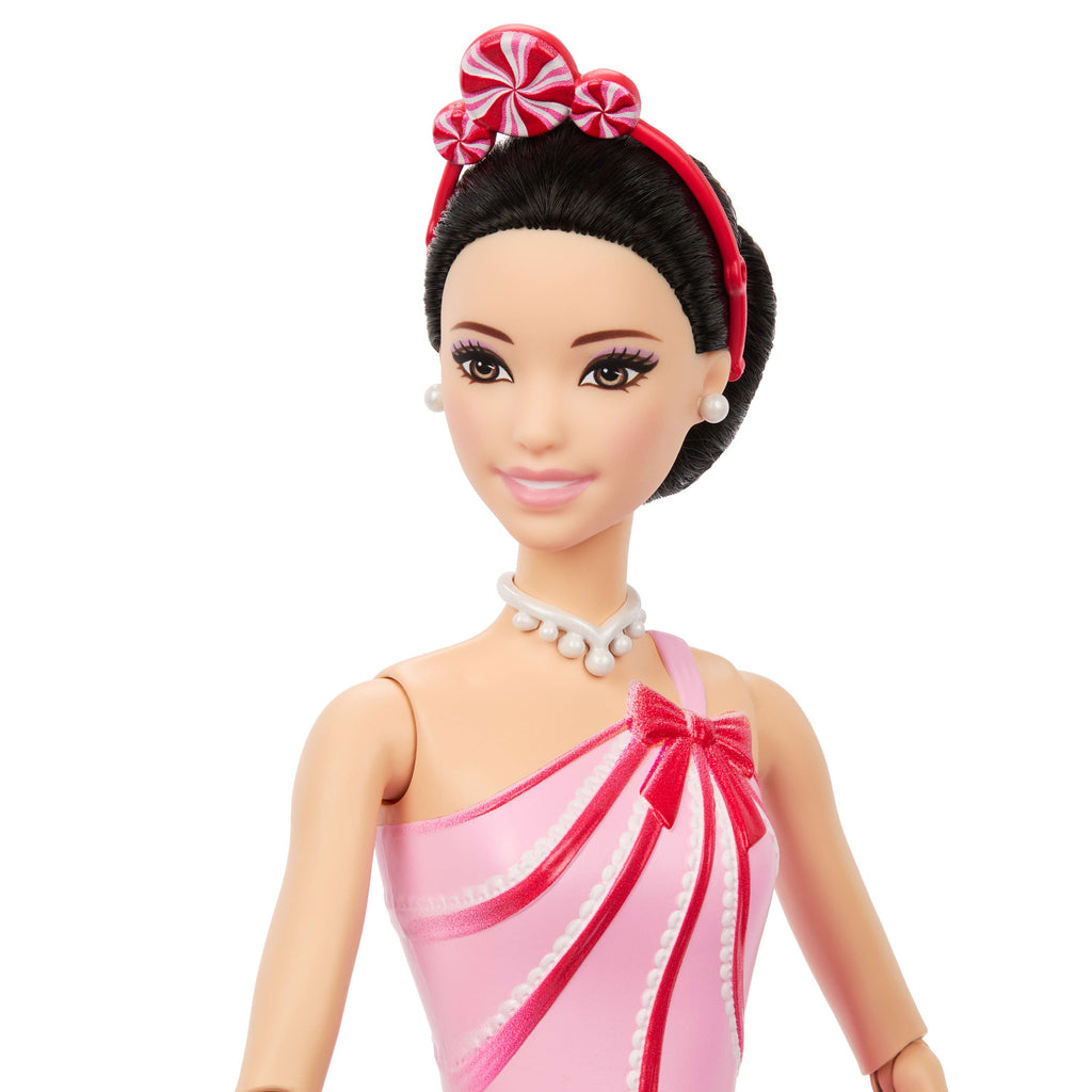 Barbie in The Nutcracker Land Of Sweets Ballerina Renee Doll With Brown Hair, Tutu And Candy Themed Accessories