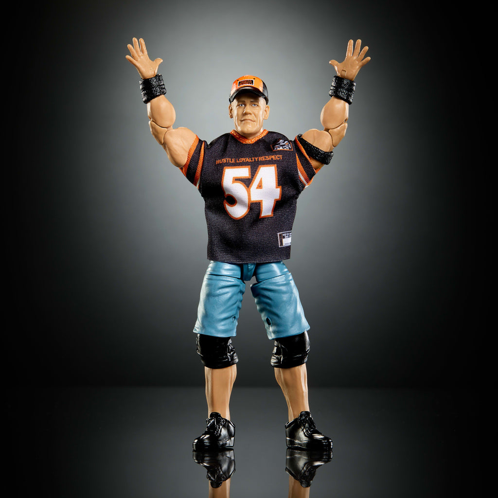 WWE Elite Collection Premium Live EVent John Cena Action Figure Set, Wrestlemania Collectible