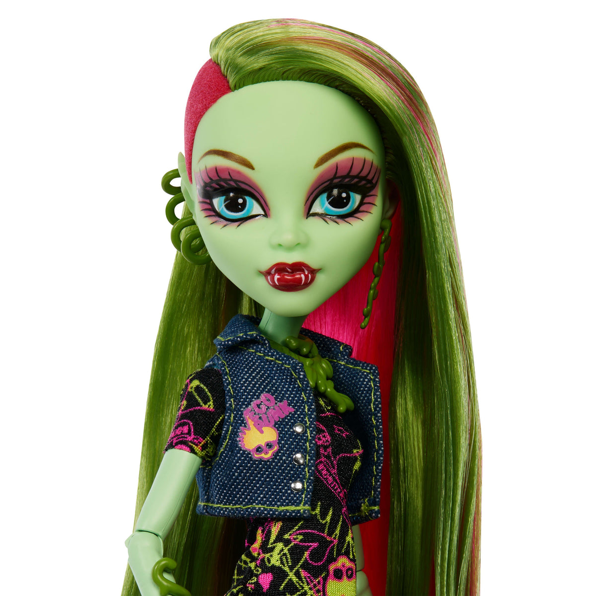 Monster High Boo-Riginal Creeproduction Venus Mcflytrap Doll With Diary, Doll Stand And Pet
