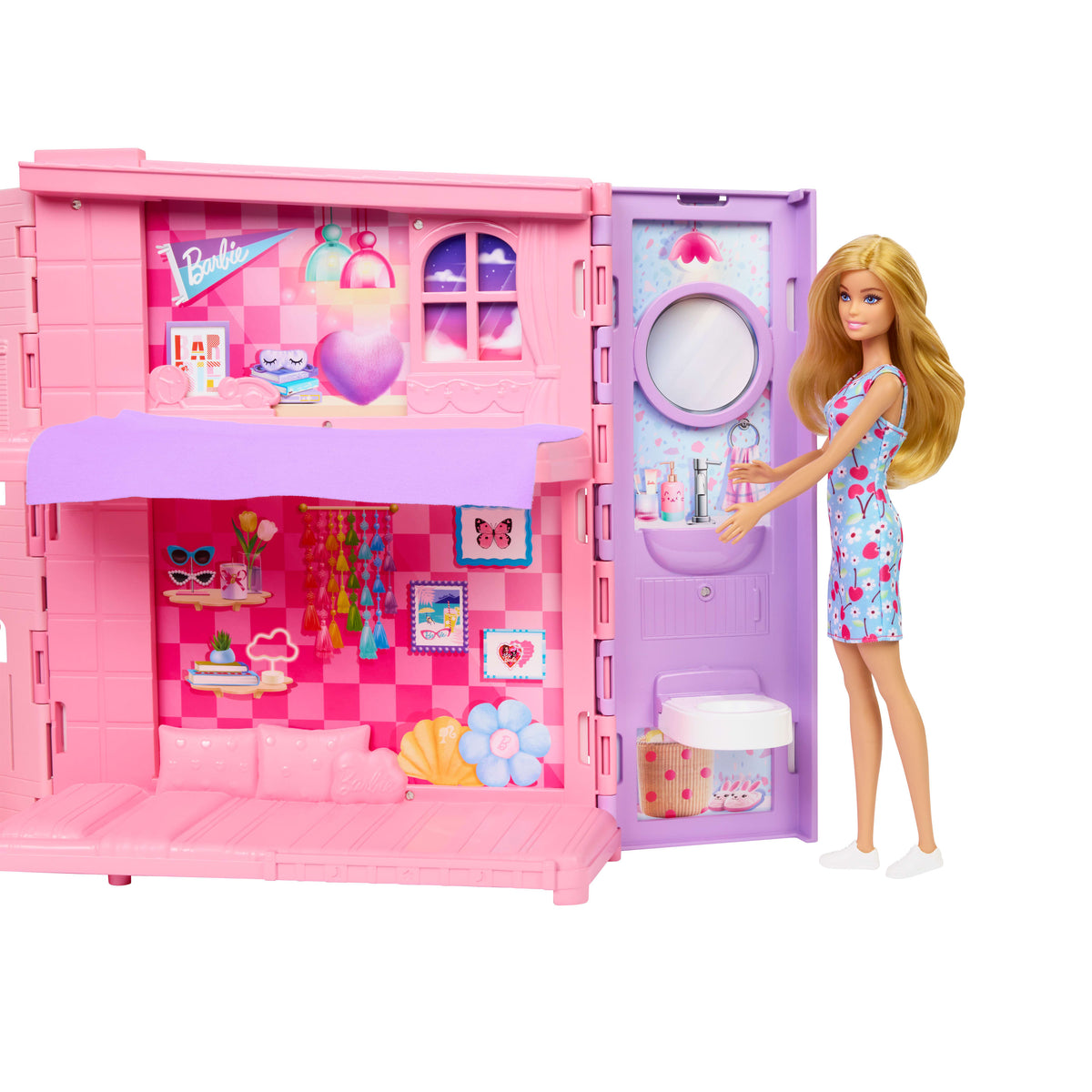 Barbie Conjunto de Brinquedo Casa Glam com Boneca