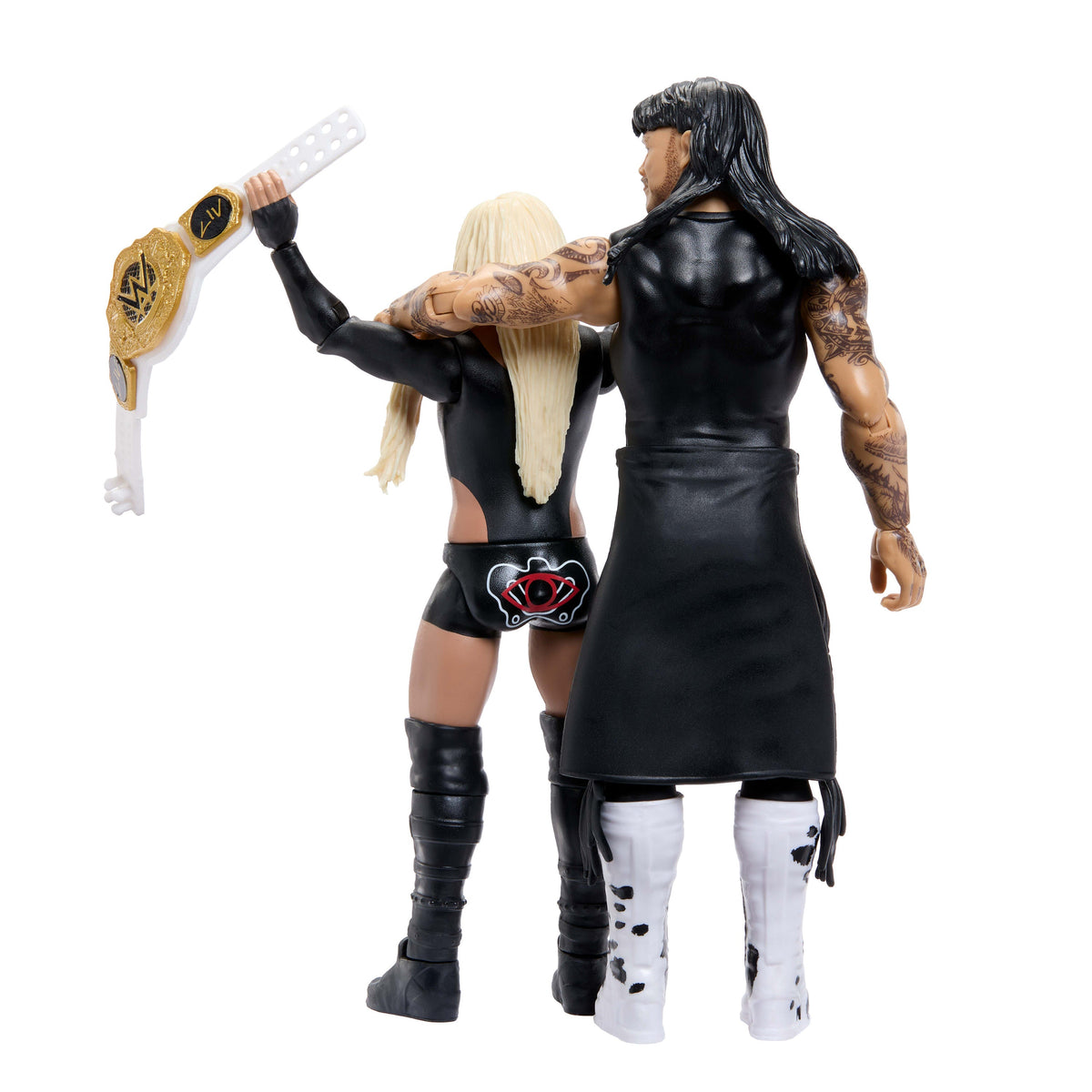 WWE Main EVent Showdown “Dirty” Dominik Mysterio & Liv Morgan Action Figures Set, Series #25, 6-inch