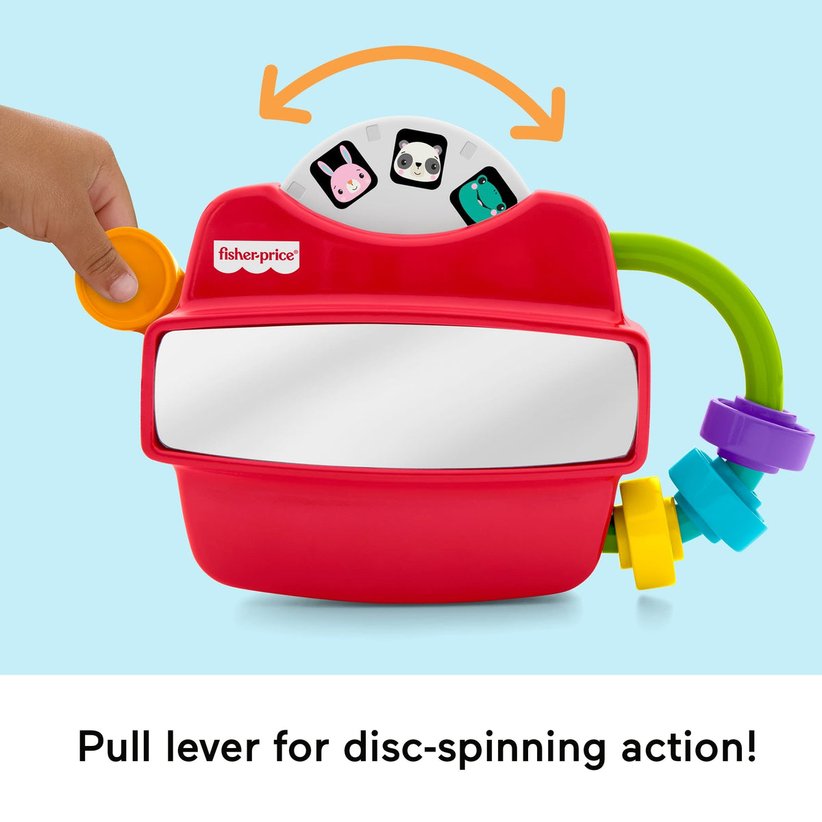 Fisher-Price Fidget Activity Viewer Baby Toy, Fine Motor Skill Developmental Play