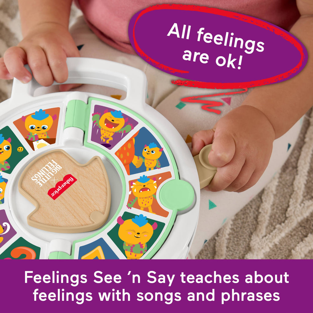 Fisher-Price Big Little Feelings Calm Down Play Kit, Set Of Learning Toys & Tips For Toddlers & Kids