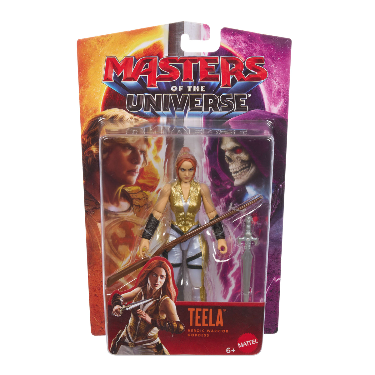 Masters Of The Universe 2026 Movie Teela 5.5 Inch Action Figure, Sword & Staff & Hair Up