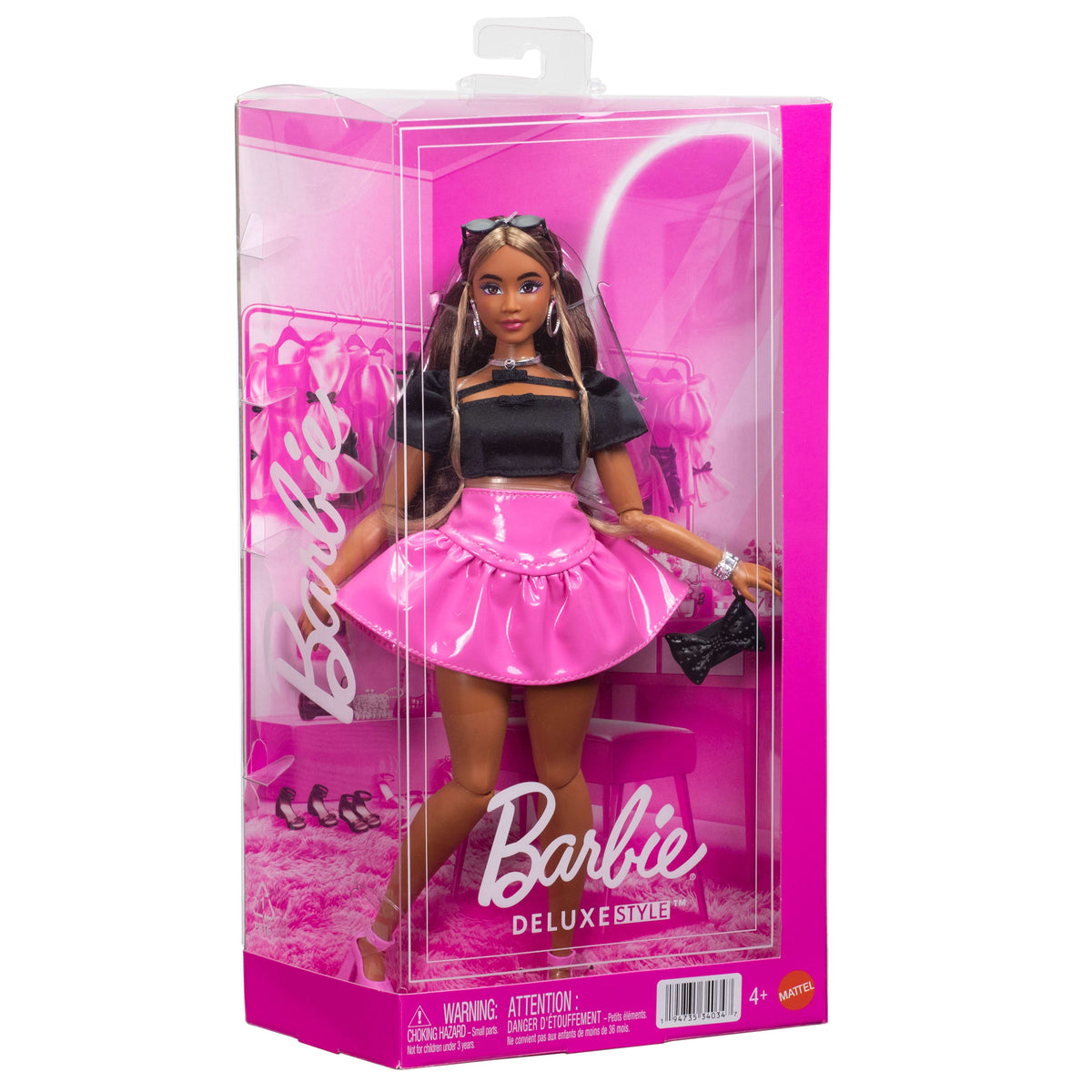 Barbie Style Boneca Deluxe Style Top Preto