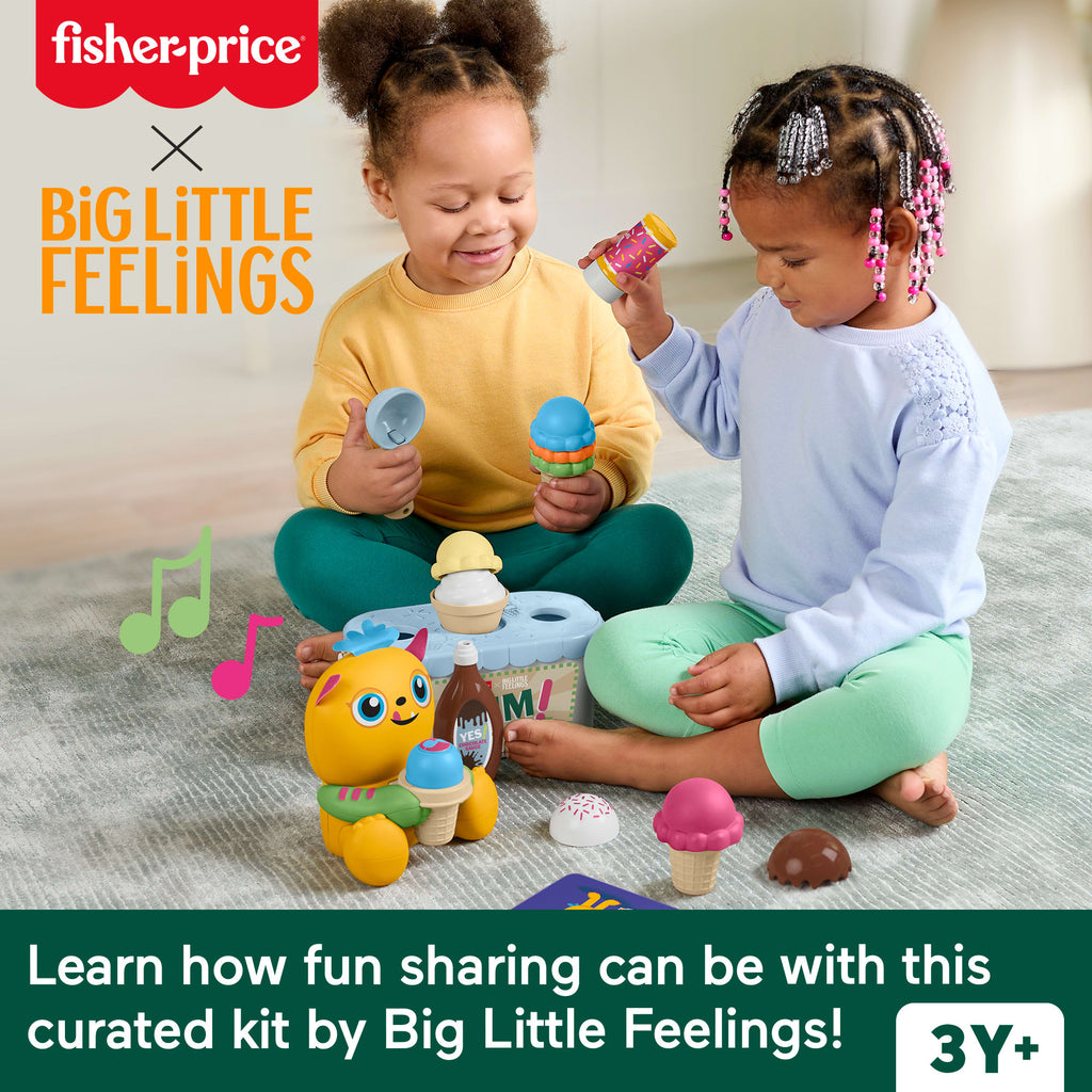Fisher-Price Big Little Feelings Sharing Play Kit, Set Of Learning Toys & Tips For Toddlers & Kids