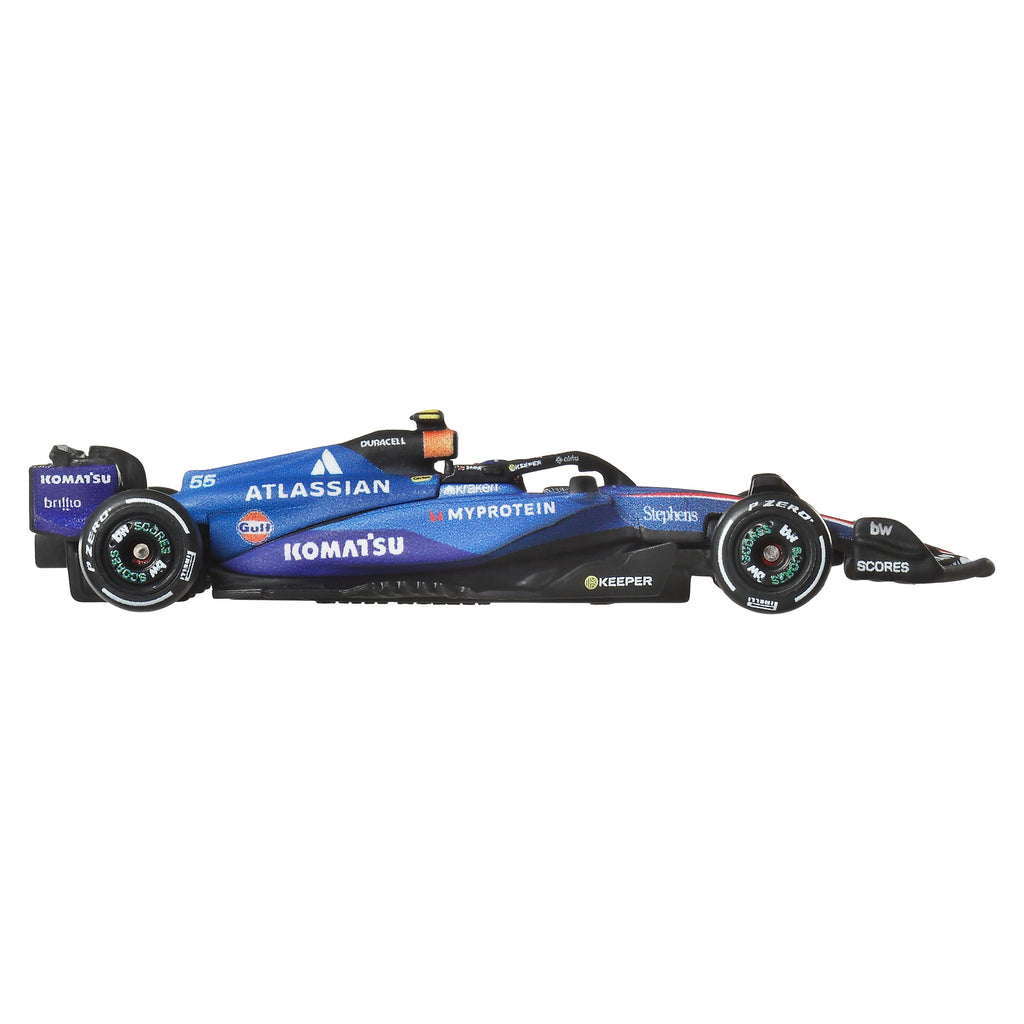 Hot Wheels Collector Veículo de Coleção Equipe Williams Racing Formula 1 Carlos Sainz