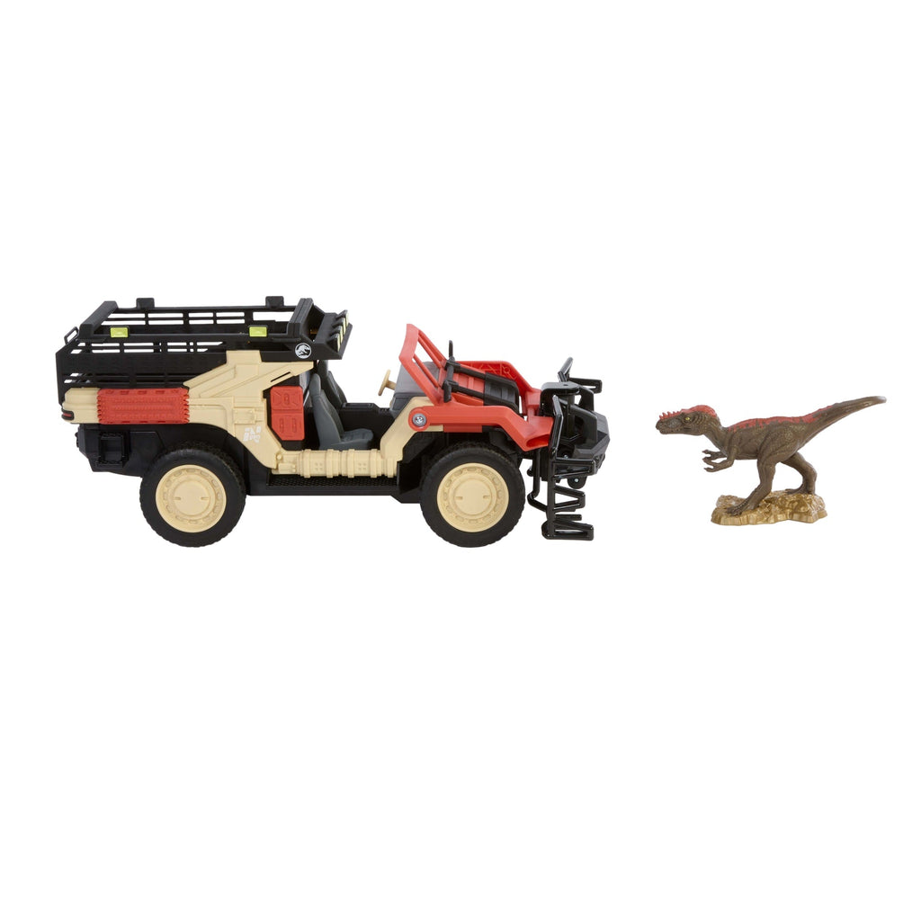 Matchbox-Véhicule Télécommandé Chasseur de Dinos Jurassic Box