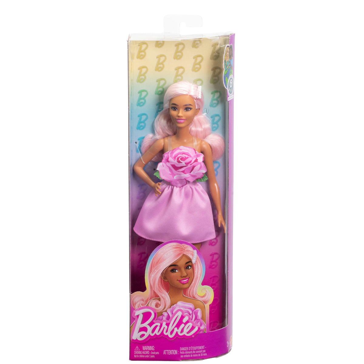 Barbie® Poupée Barbie Fashionistas Robe Sans Bretelle Rose