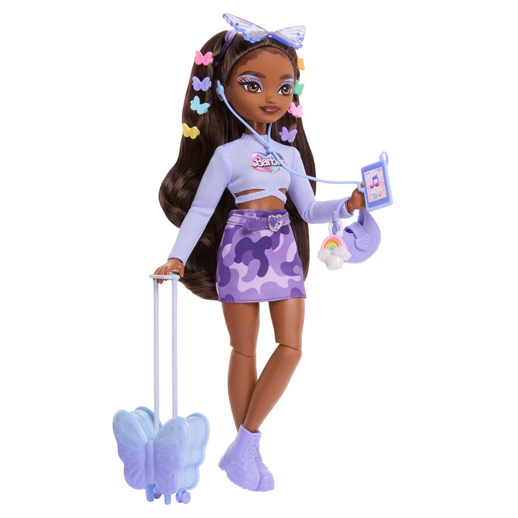 Barbie Dream Besties Weekend Getaway Brooklyn Fashion Doll With 7 Travel Themed Accessories
