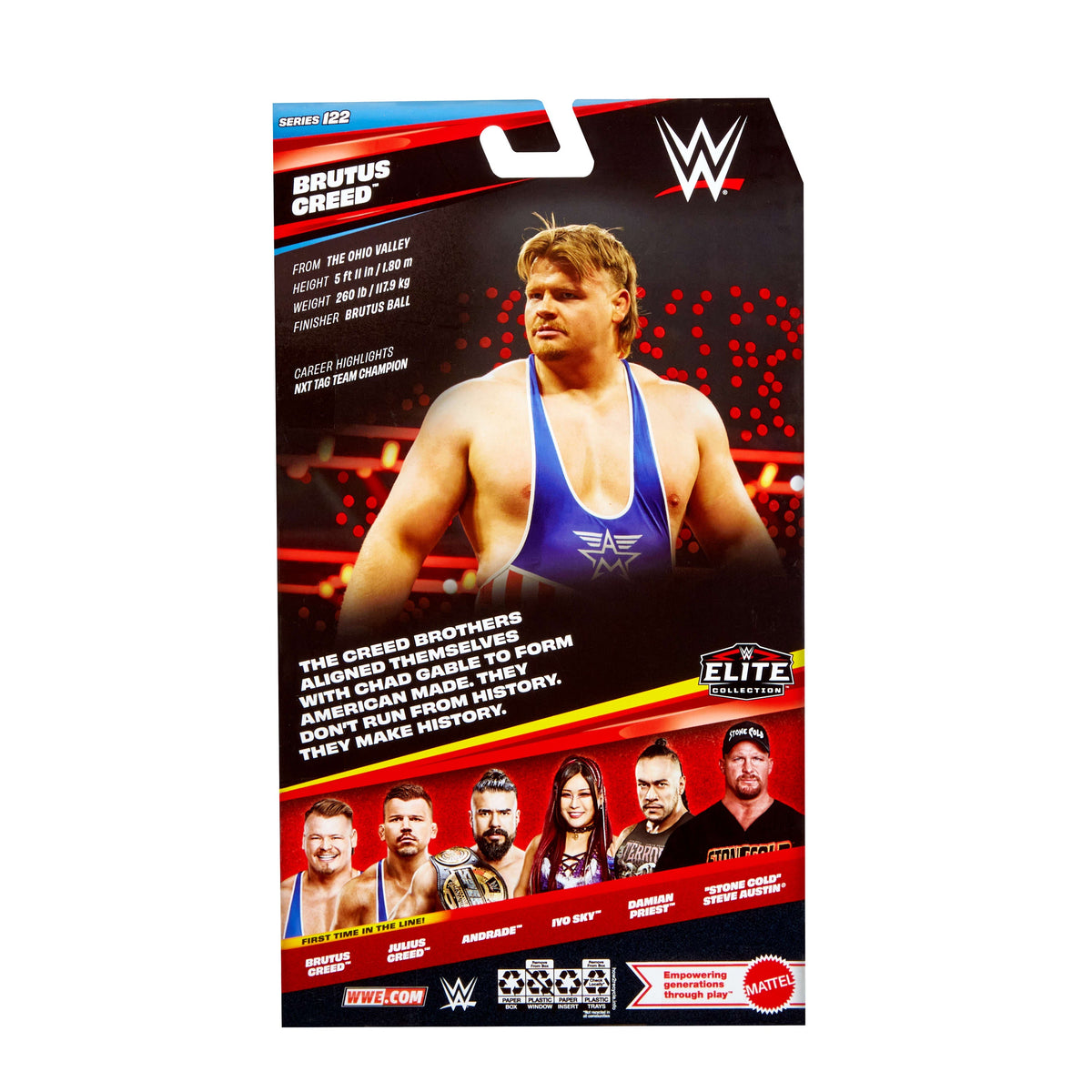 Wwe Figurine Articulée Élite Brutus Creed