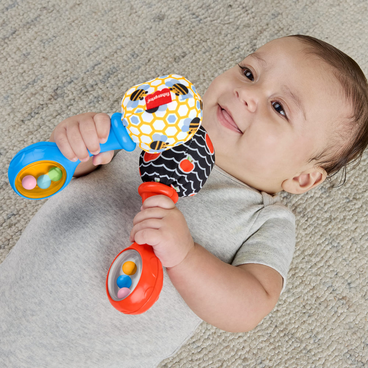 Fisher-Price Baby Juguete para Bebés maracas divertidas del bosque