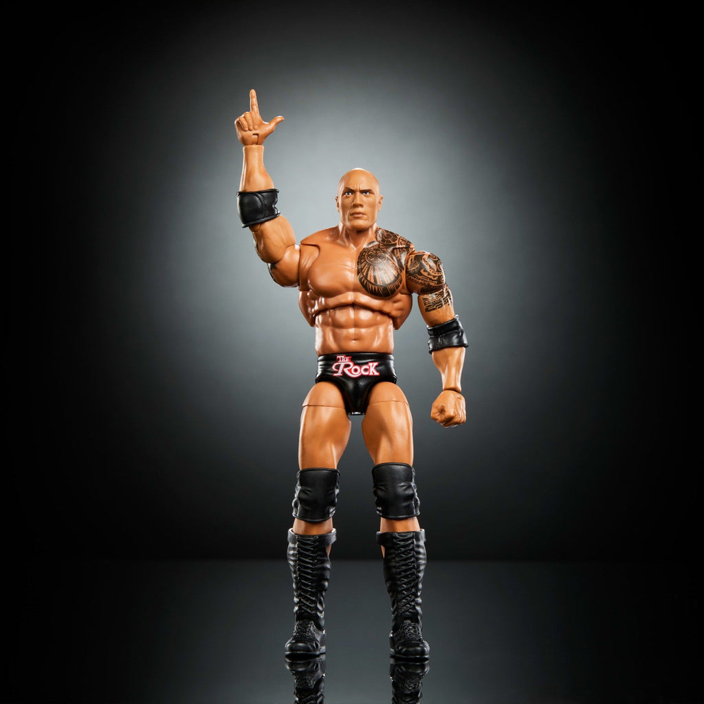 WWE Ultimate Edition The Rock Final Boss Action Figure & Accessories Set, 6-Inch Collectible