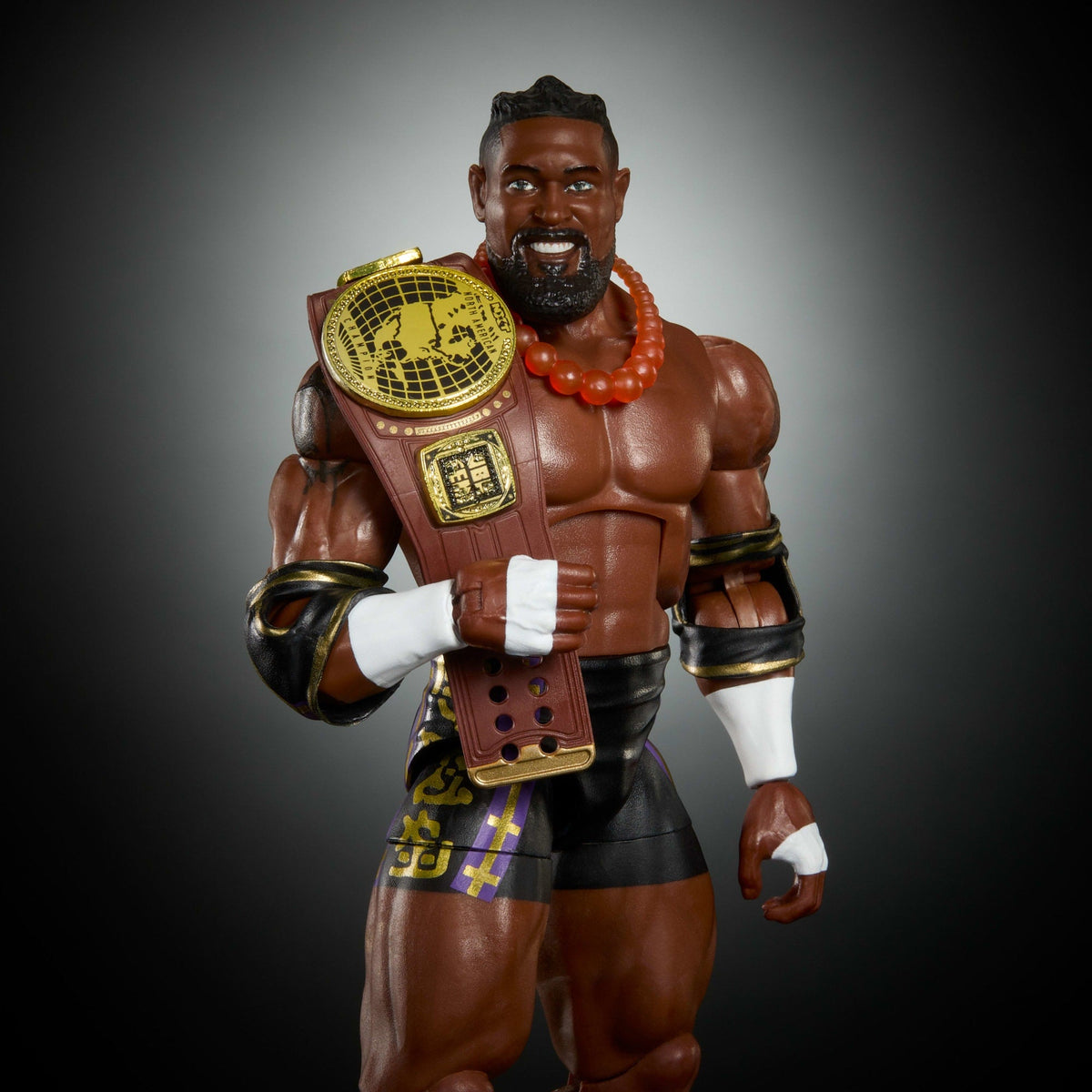 WWE Elite Oba Femi Action Figure, Series #121Set, 6-Inch Collectible With Accessories