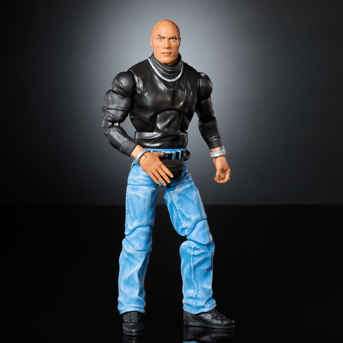 WWE Elite Collection The Rock Action Figure & Accessories, 6-inch Collectible Set