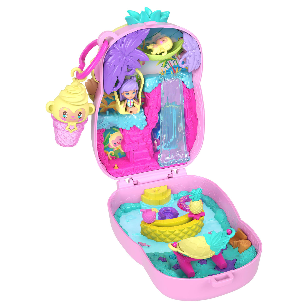 Polly Pocket Set de Juego Compacto Changuito Piña Colada