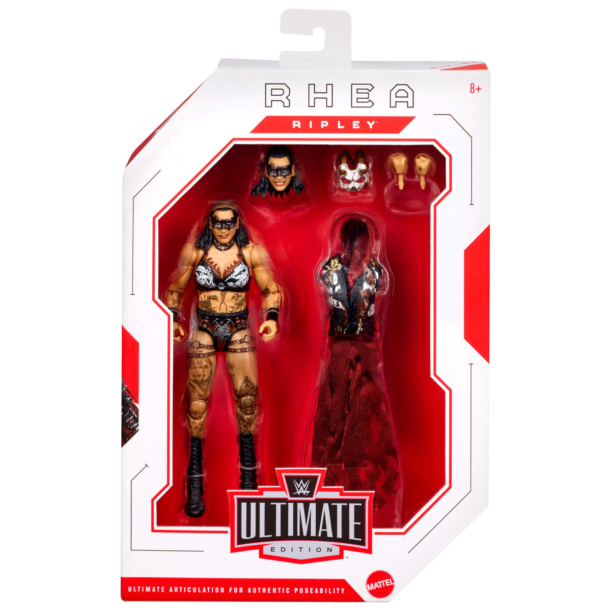 WWE Ultimate Edition Rhea Ripley Action Figure & Accessories Set, 6-inch Collectible