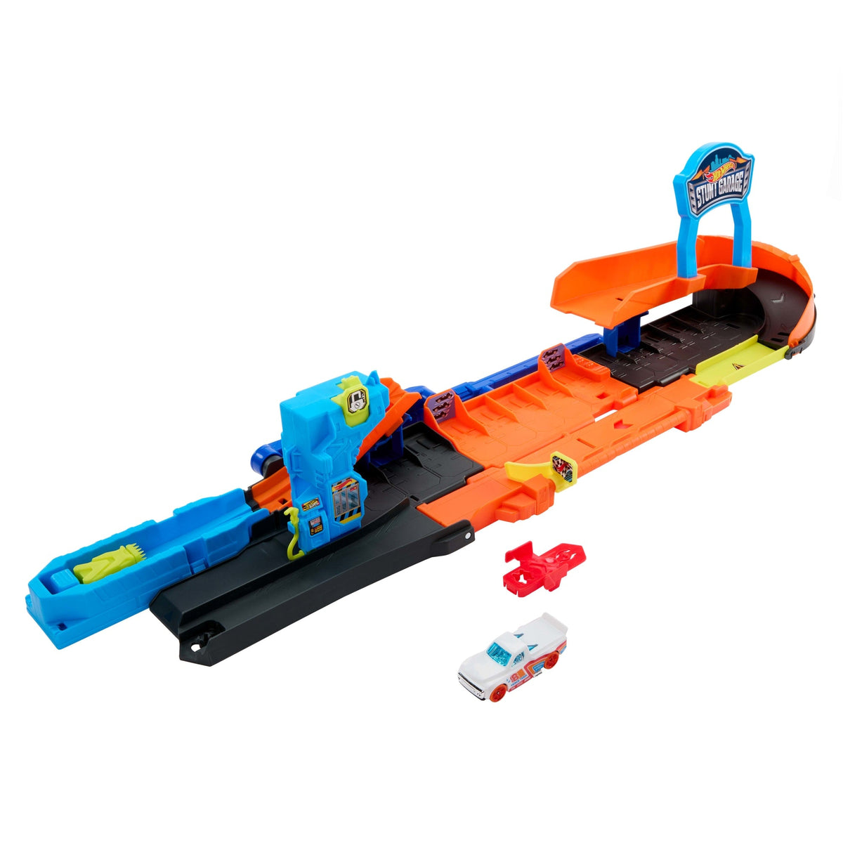 Hot Wheels City Pista de Juguete Pista Garage de acrobacias