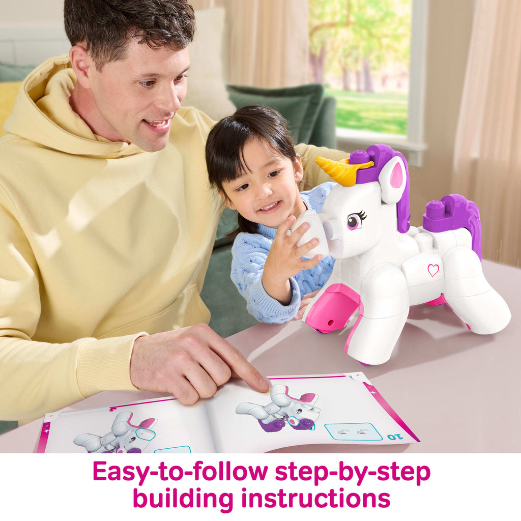MEGA BLOKS Build & Enchant Unicorn Block Toy (26 Pieces) For Kids