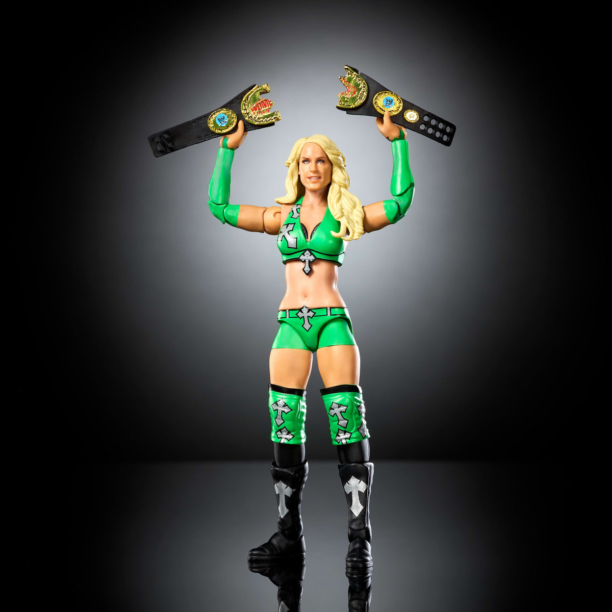 WWE Elite Legends Michelle Mccool Action Figure & Accessories, Series 30 6-inch Collectible Set