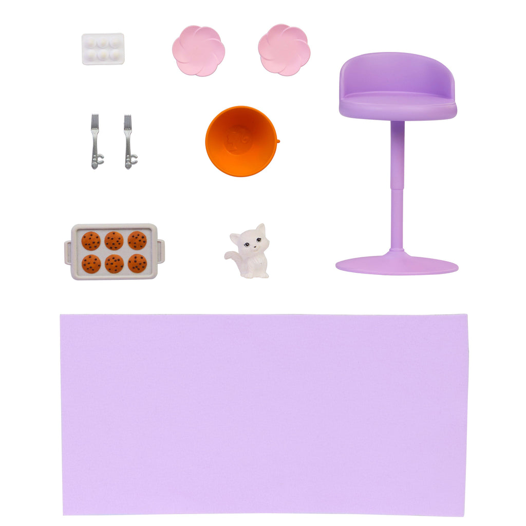 Barbie Weekend Escape House, Dollhouse Playset With 10 Accessories, 4 Play Areas & Kitten