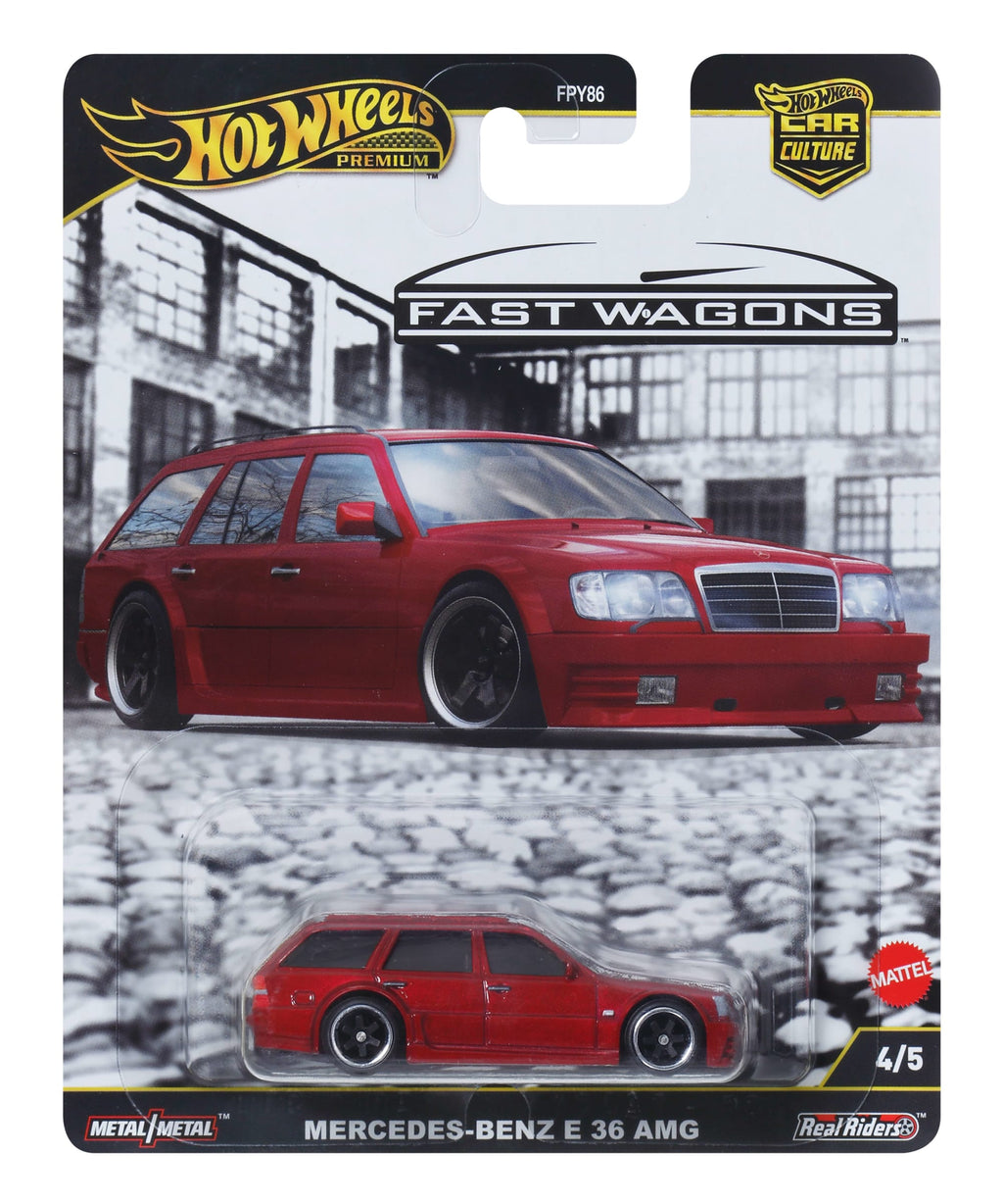 Hot Wheels Collector Vehículo de Colección Auto Mercedes-Benz AMG E-36 Estate