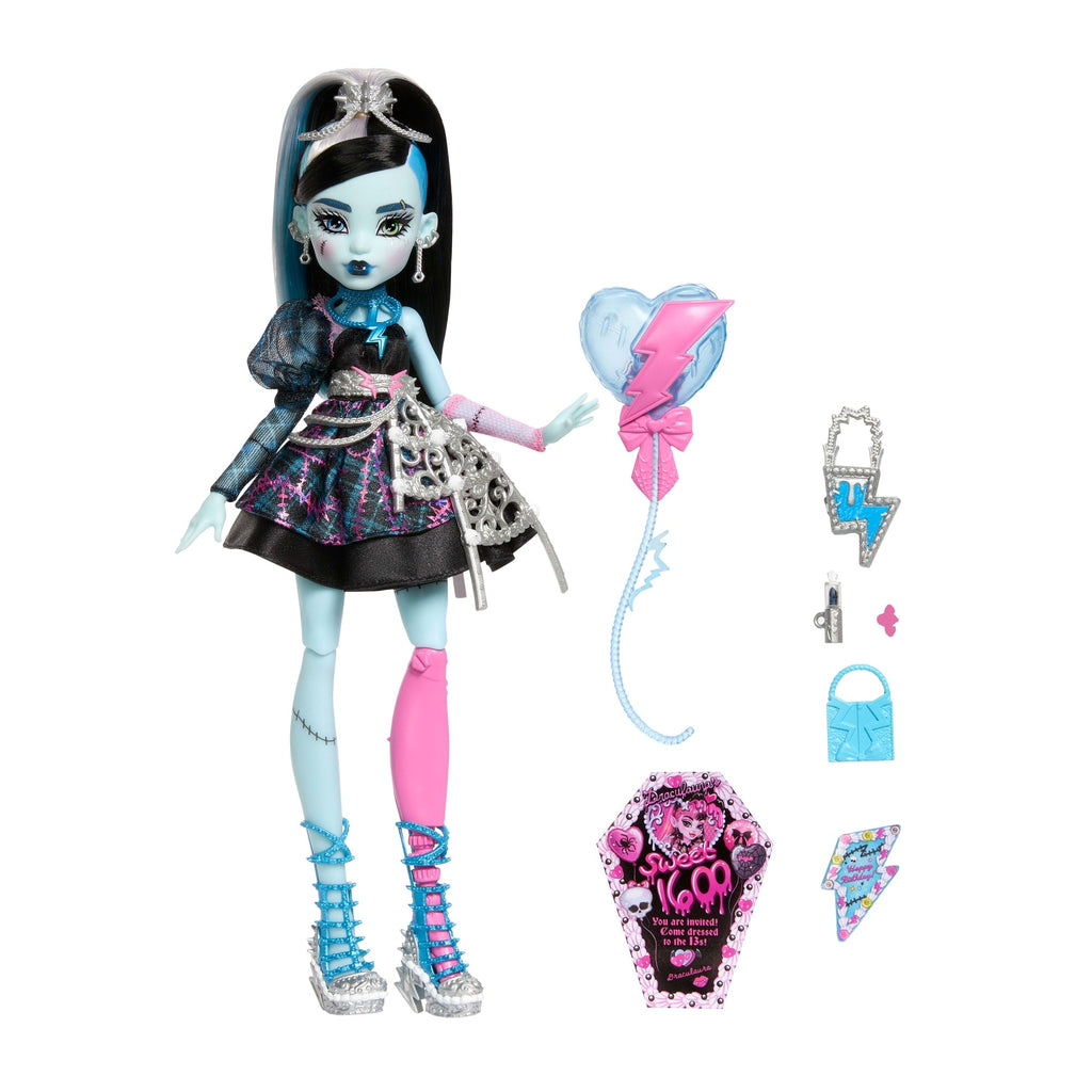 Monster High Boneca Aniversário Draculaura 1600 Frankie