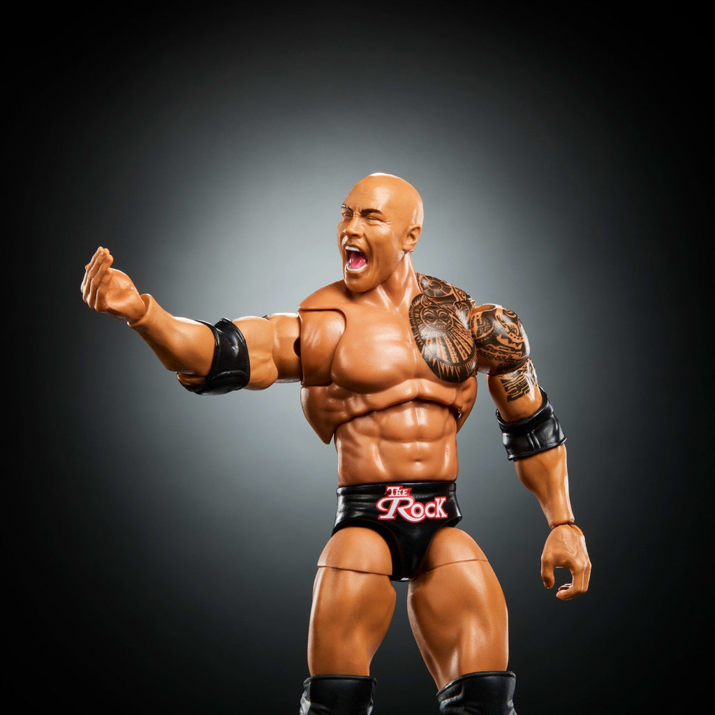 WWE Ultimate Edition The Rock Final Boss Action Figure & Accessories Set, 6-Inch Collectible