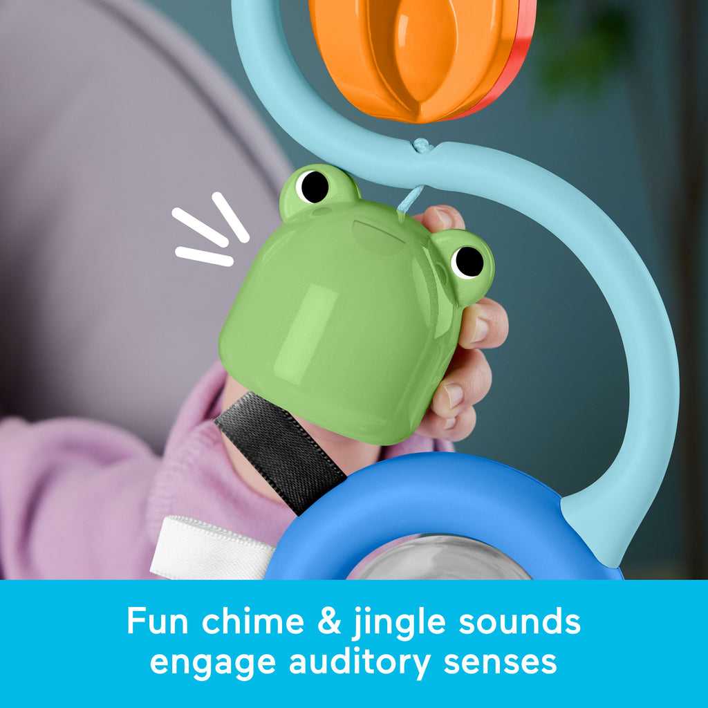 Fisher-Price Sensory Sounds High Chair Toy, Tray Activity For Baby Ages 3+ Months