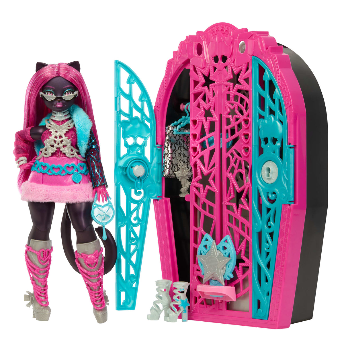 Monster High-Monstrueux Secrets Catty Noir-Coffret