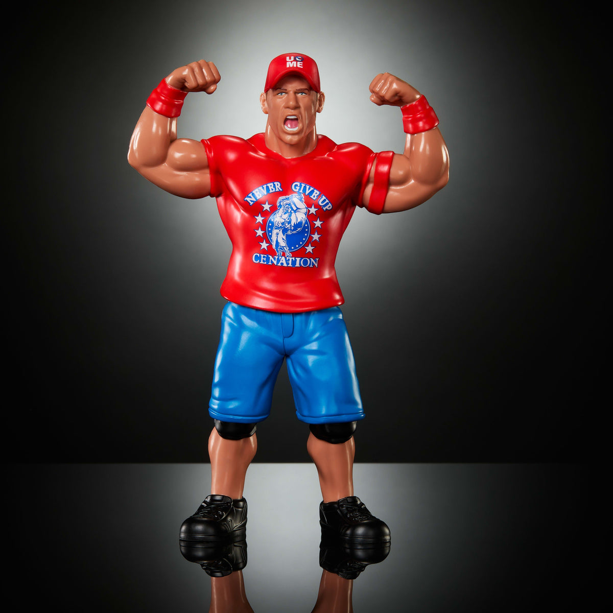 WWE Ljn Superstars John Cena Action Figure, 1980s Retro 8-inch Collectible Toy