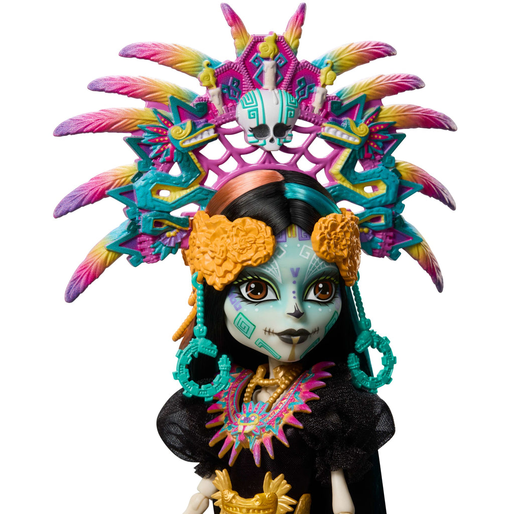 Monster High Skelita Calaveras Collectible Doll, Día De Muertos 2025, Aztec-inspired Gown