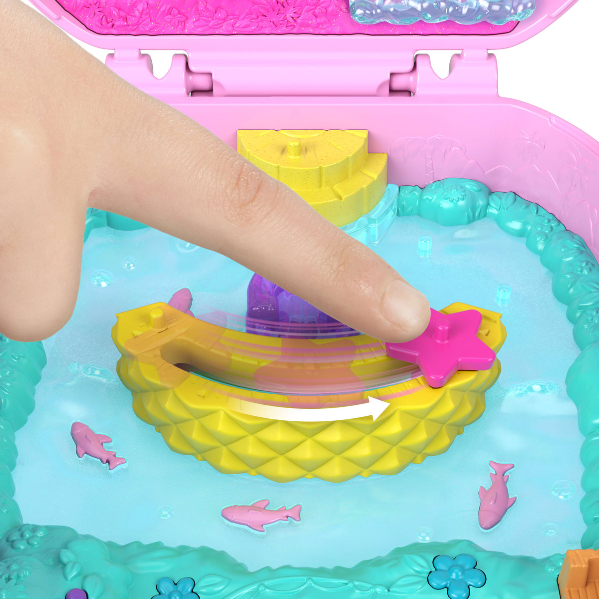 Polly Pocket Set de Juego Compacto Changuito Piña Colada