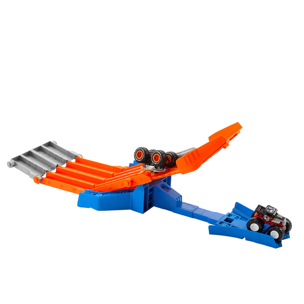 Hot Wheels Monster Trucks Pista de Brinquedo Corrida de Destruição