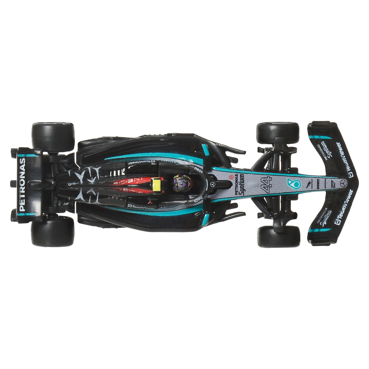 Hot Wheels Collector Veículo de Coleção Equipe Mercedes-AMG PETRONAS Formula 1 Lewis Hamilton