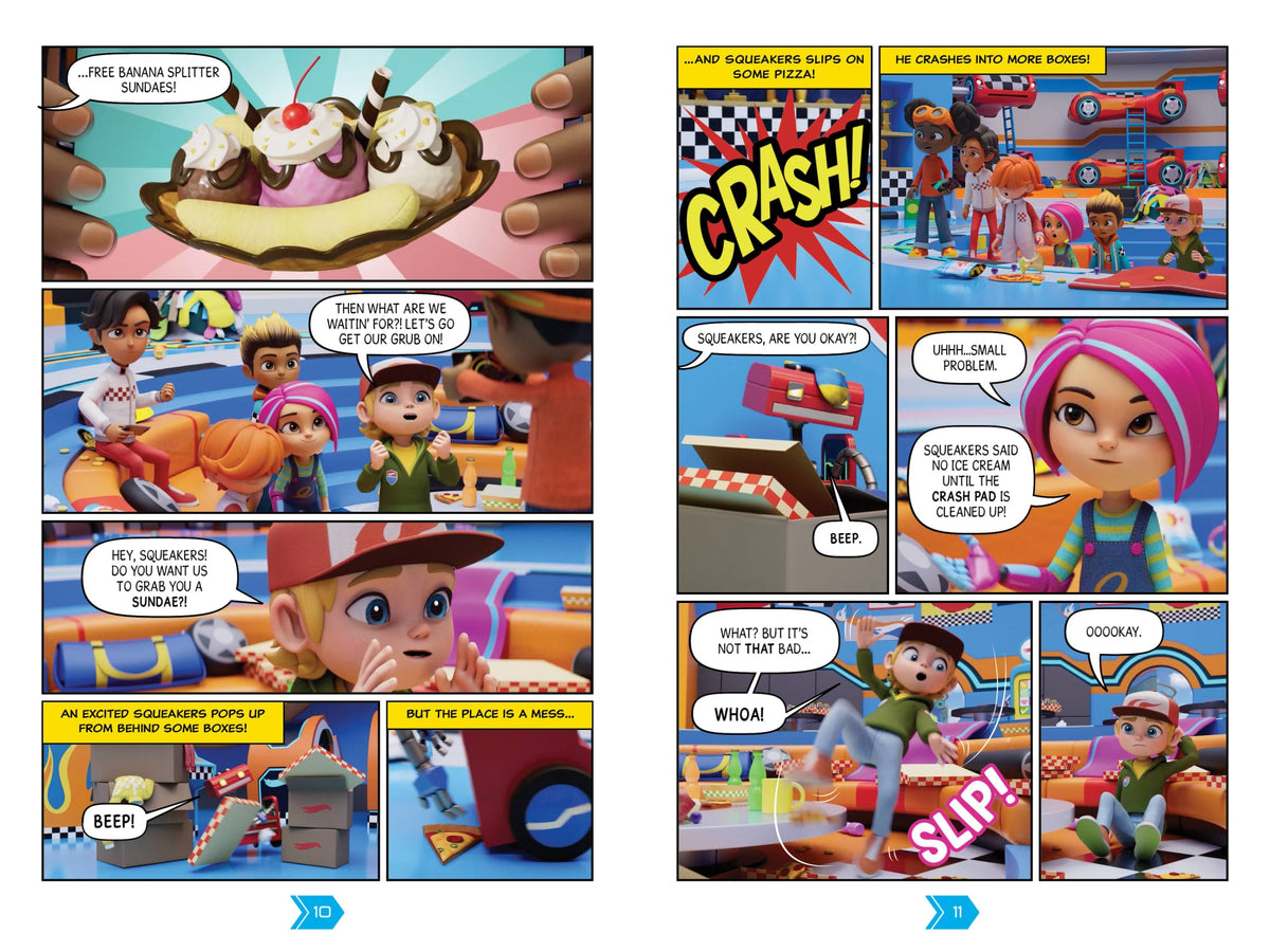 Hot Wheels Let's Race: Cleanup Challenge (Comic Reader)